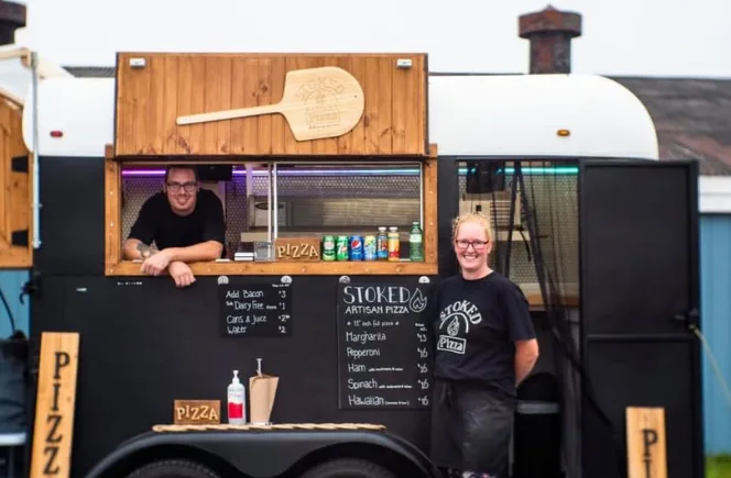 Stoked Artisan Pizza food truck
